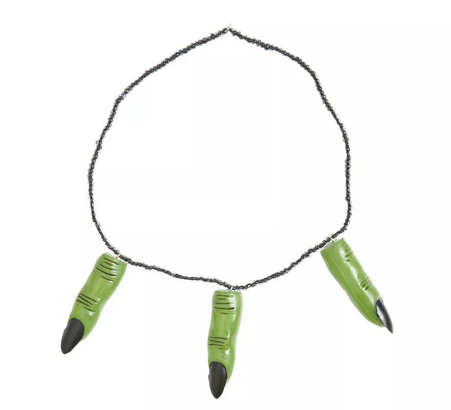 Collar Halloween de Dedos de Bruja
