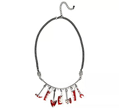 Bloody Tools Halloween Necklace