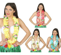 Multicolor Hawaiian Necklace in 4 assorted colors