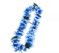 Collar Hawaii azul y blanco de 55 cm