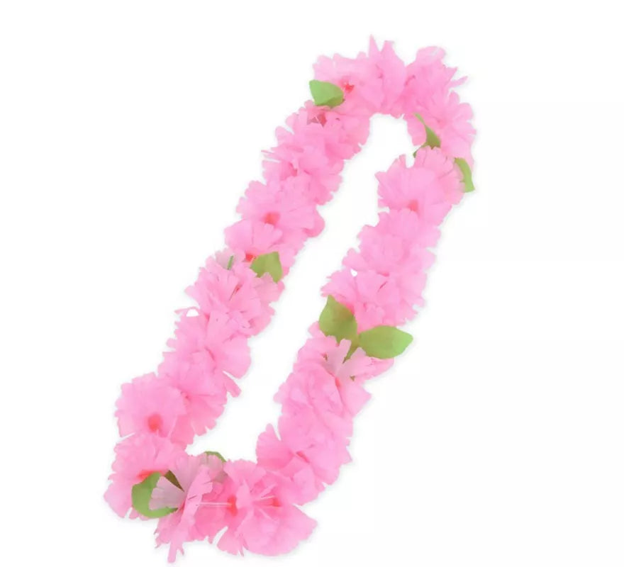 Translation missing: en.Collar Hawaii rosa de 55 cm