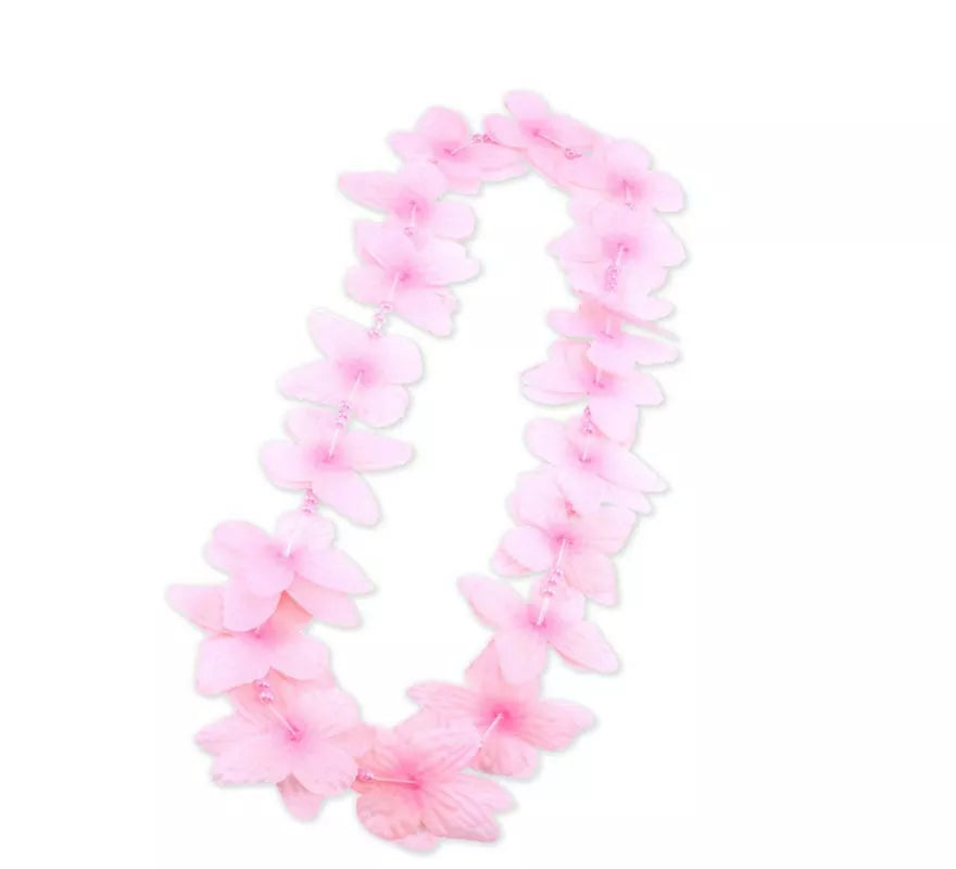 Translation missing: en.Collar Hawaii rosa suave de 55 cm