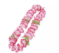Collar Hawaii rosa suave y fucsia de 55 cm