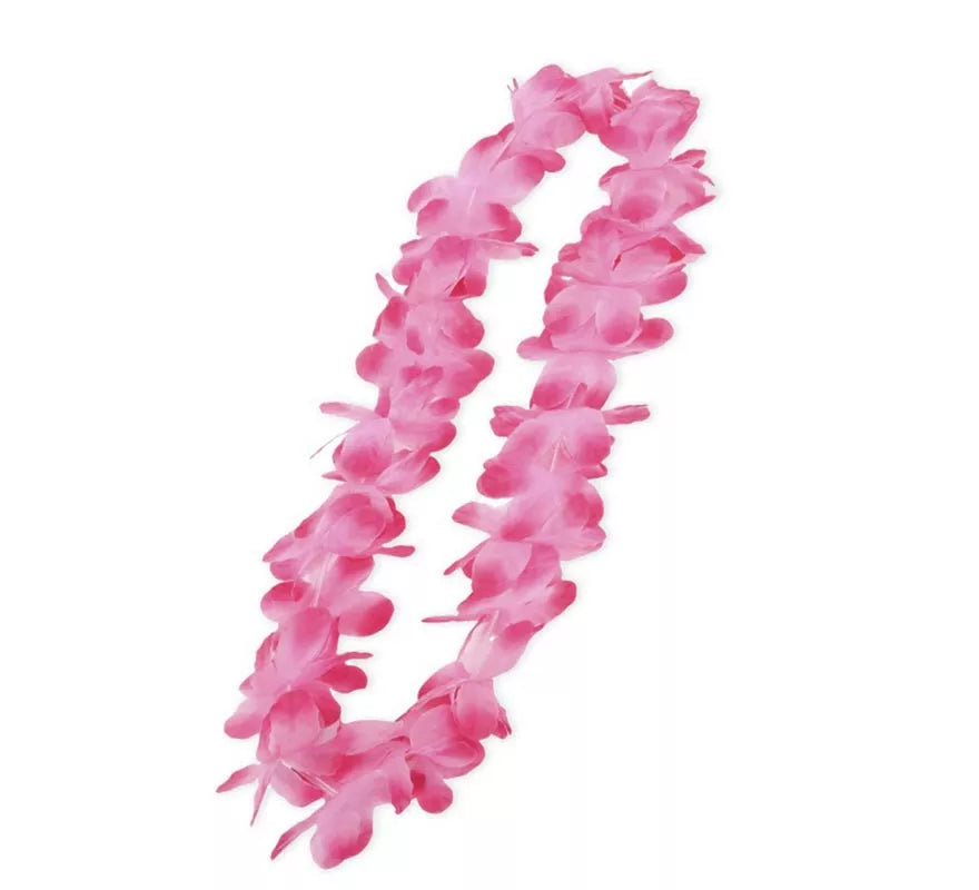 Translation missing: en.Collar Hawaii rosa y fucsia de 50 cm