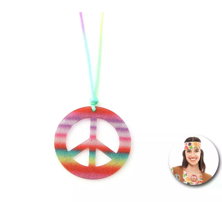 Translation missing: en.Collar Hippie Paz fucsia brillante
