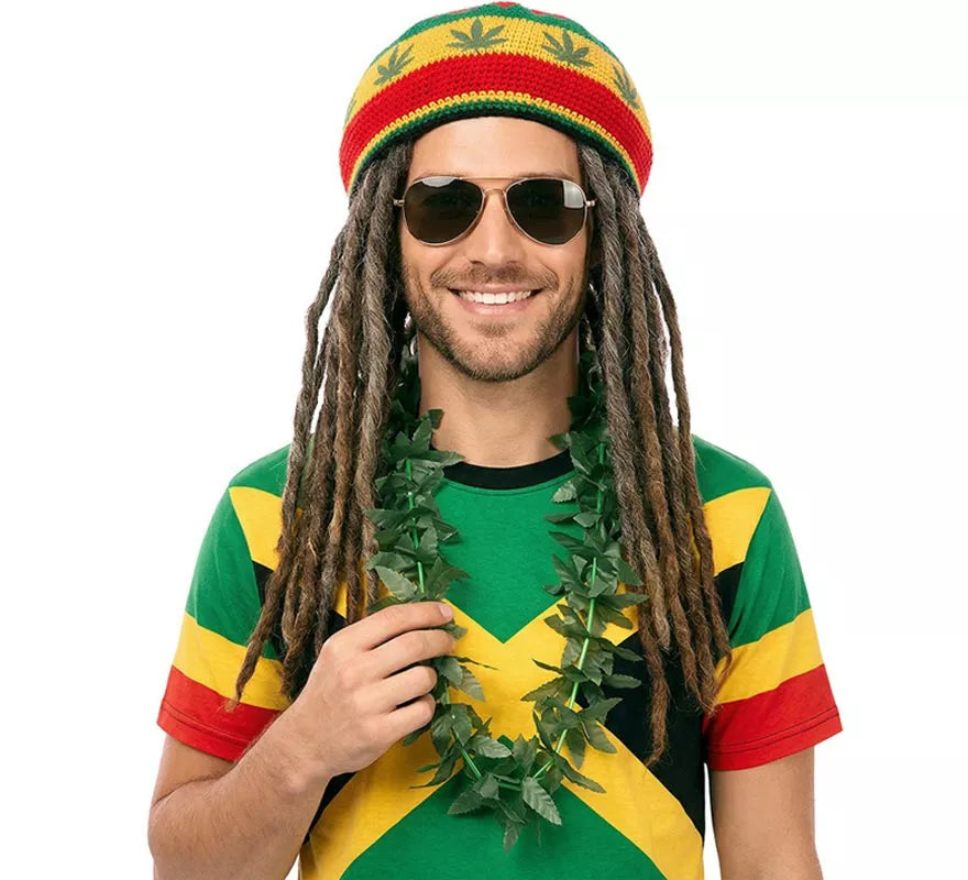 Collar Hojas de Marihuana adulto de 55 cm