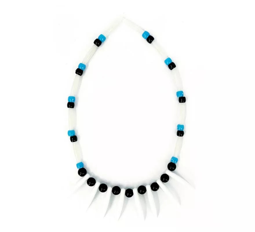 Translation missing: en.Collar Indígena azul y negro de 25 cm