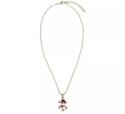 Collar Muñeco de Nieve