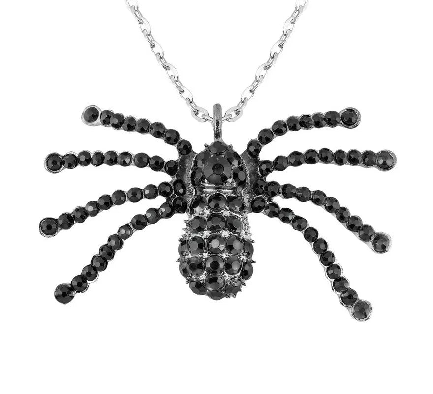 Translation missing: en.Collar Negro de Araña con Pedrería