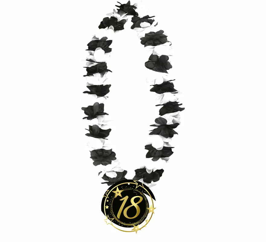 Translation missing: en.Collar Negro y Blanco de 18 Años Cumpleaños y Aniversarios