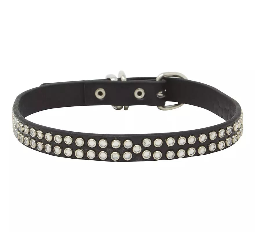 Collar o Gargantilla Punky o Sado de brillantes