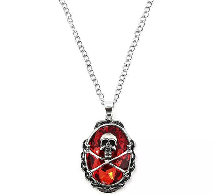 Collar Pirata Diamante rojo