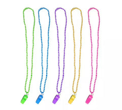 42 cm Whistle Necklace assorted colors