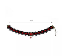 Vampiress choker necklace 34 cm
