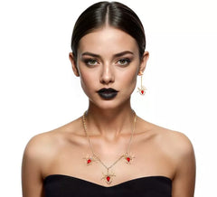 Spider Necklace and Earrings