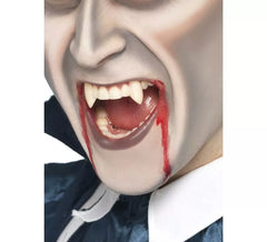Vampire fangs white tooth sleeve