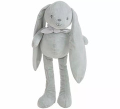 Gray Plush Bunny Ears 30 cm