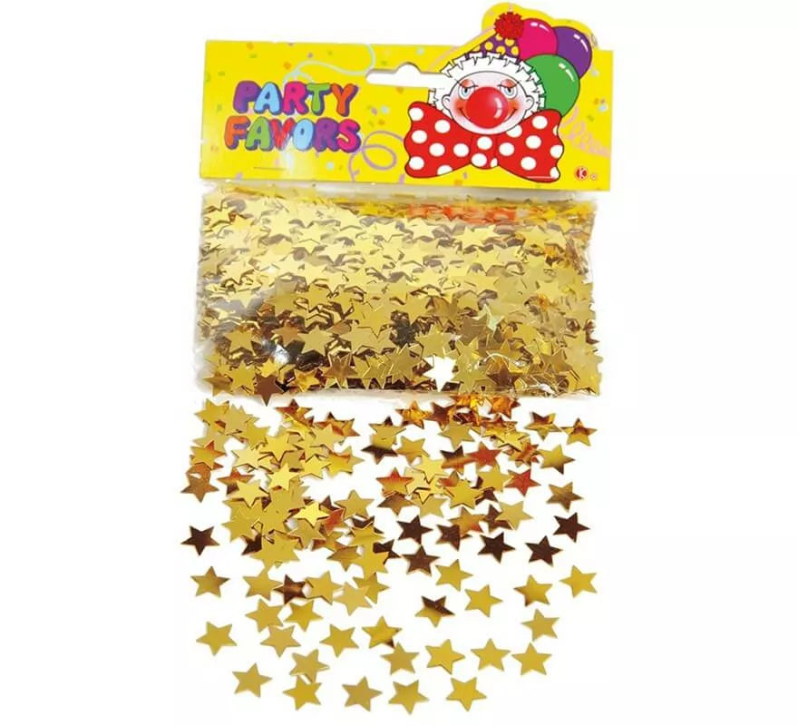 Confeti de Estrellas doradas 57 gr