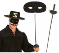 Conjunto antifaz y florete 63 cm. de heroe enmascarado