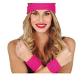 Conjunto de 2 Muñequeras y Cinta en varios colores para mujer