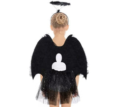 Black Angel Set: Halo, Wings and Tutu