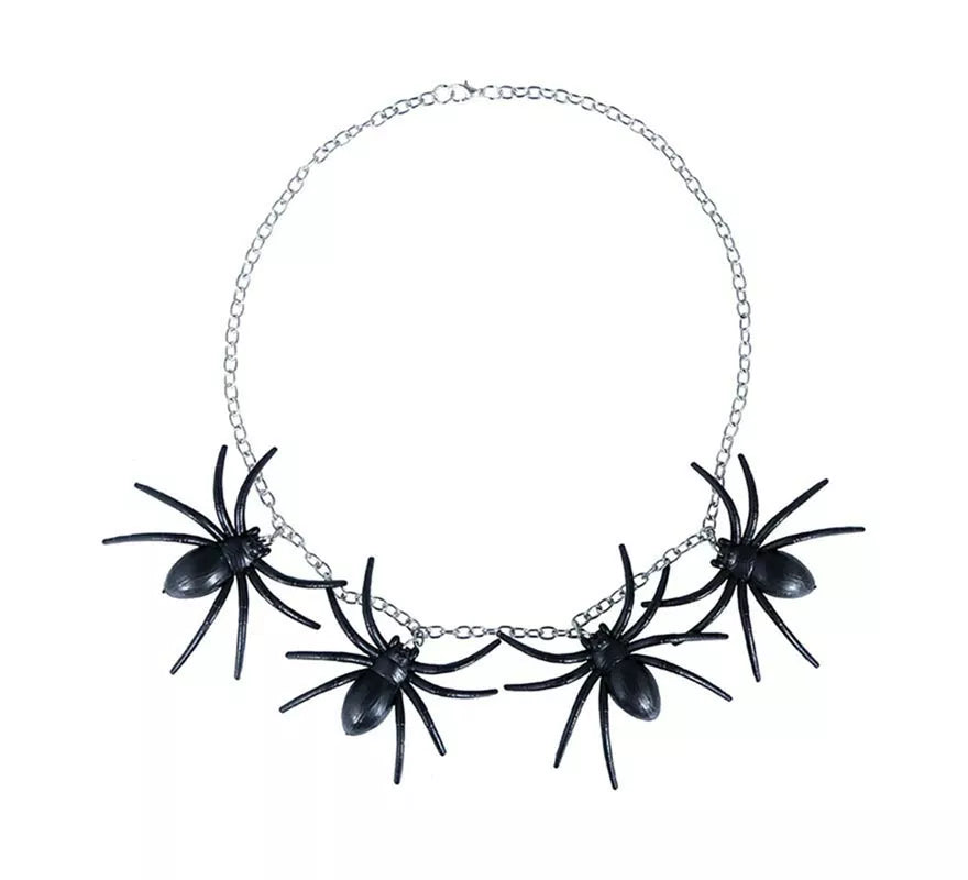 Translation missing: en.Conjunto de Collar y Pendientes de Arañas negras