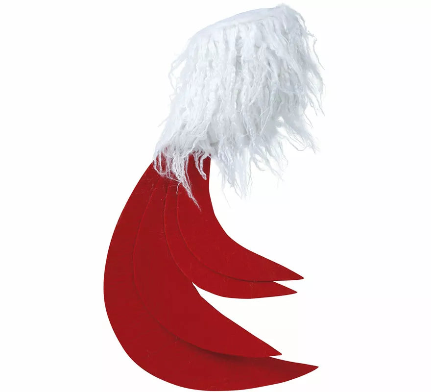 Conjunto de Gallina: Cola, Diadema y Pico