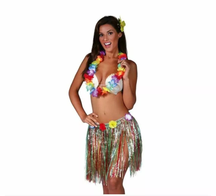 Conjunto Hawaiano de 3 Piezas en varios colores para mujer