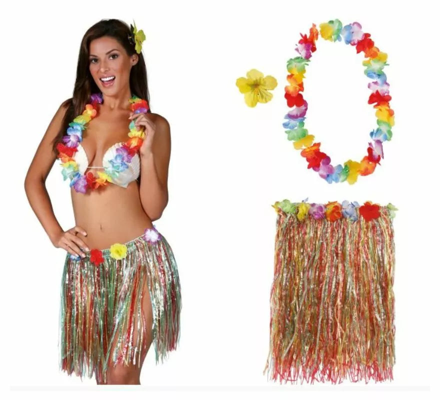Translation missing: en.Conjunto Hawaiano de 3 Piezas en varios colores para mujer