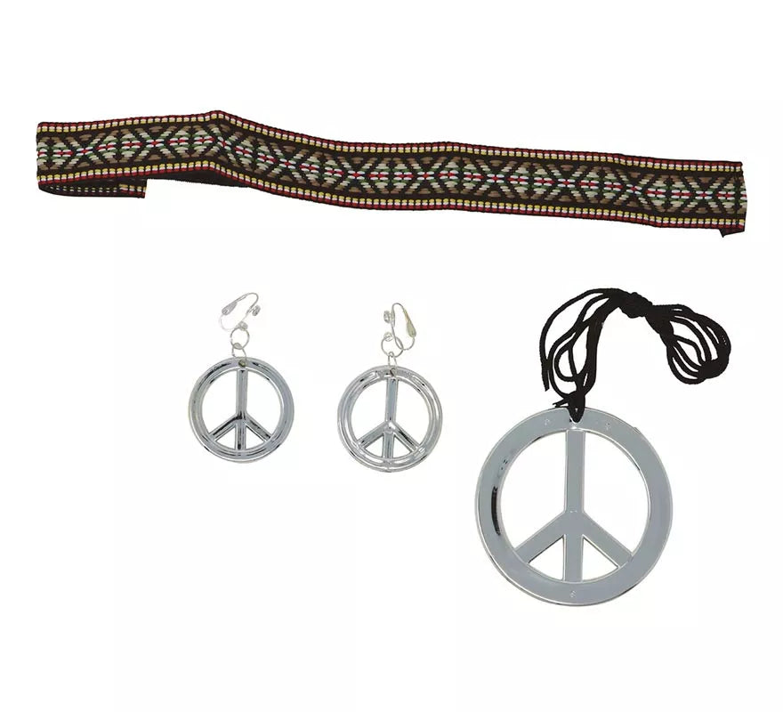 Translation missing: en.Conjunto Hippie de pendientes, collar y cinta