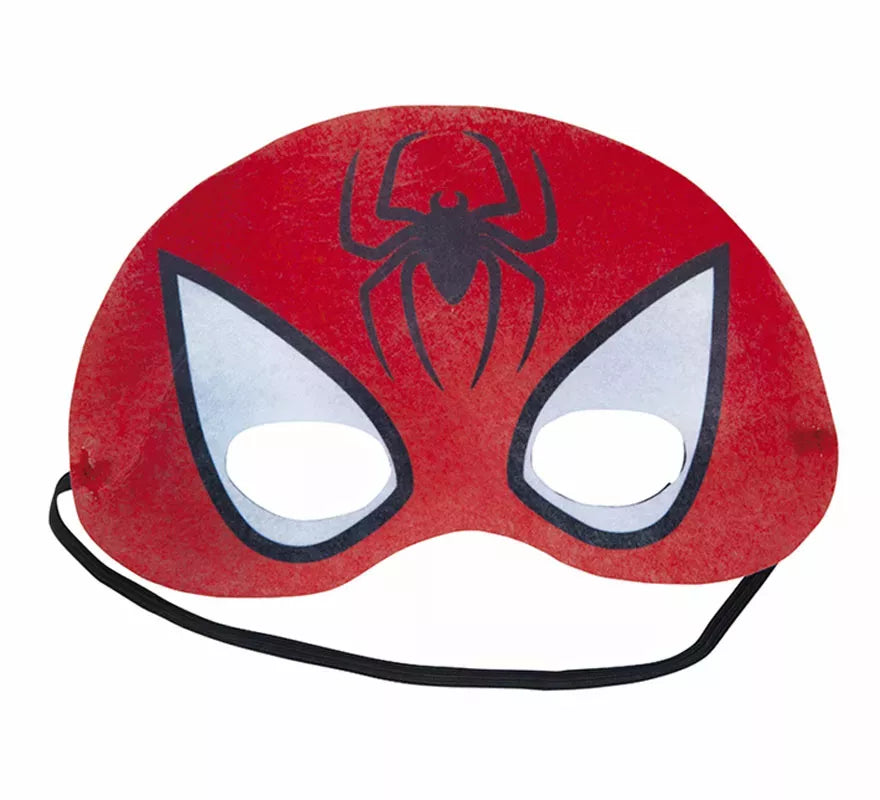 Conjunto Infantil Súper Araña: Antifaz y capa de 70 cms