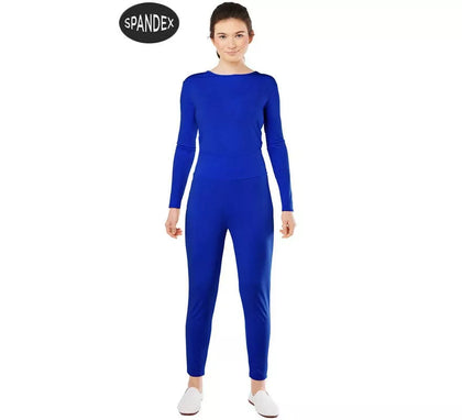 Conjunto Maillot Spandex en 2 piezas color Azul para mujer