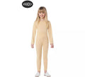 Conjunto Maillot Spandex en 2 piezas color beige para niños