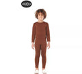 Conjunto Maillot Spandex en 2 piezas color Marron para niños