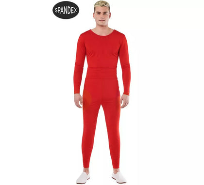 Conjunto Maillot Spandex en 2 piezas color Rojo para hombre