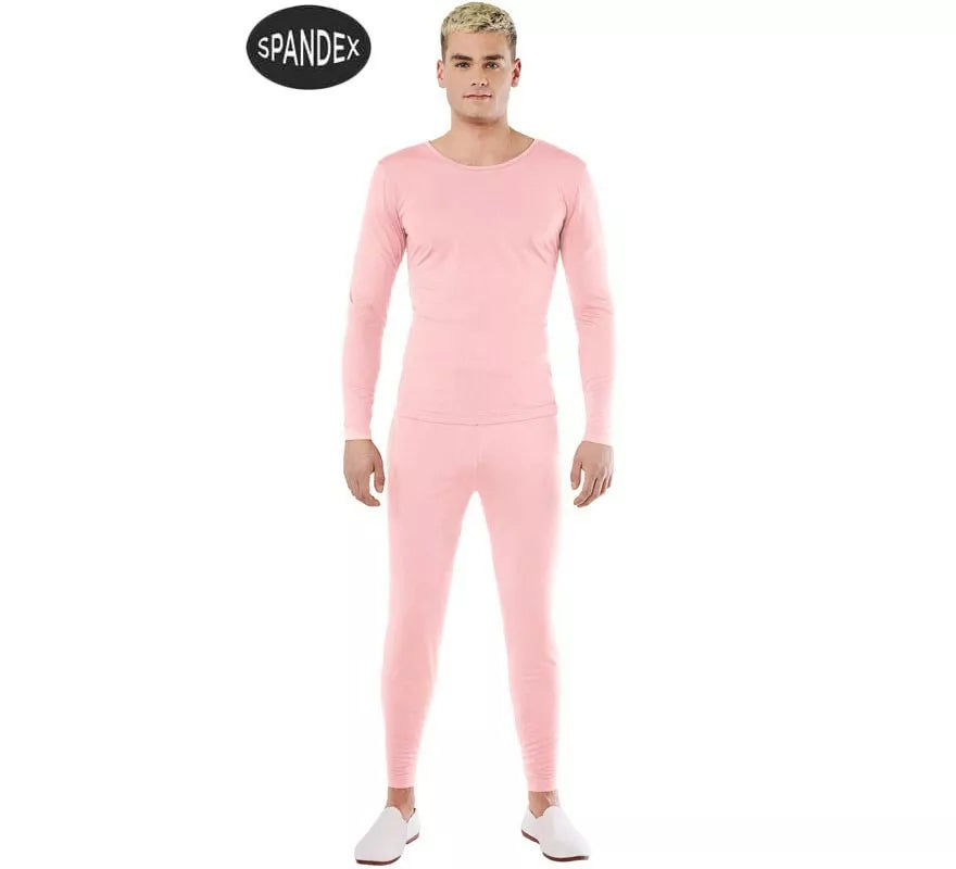 Conjunto Maillot Spandex en 2 piezas color Rosa hombre