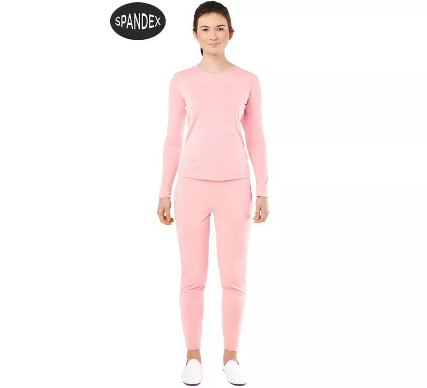 Conjunto Maillot Spandex en 2 piezas color Rosa mujer
