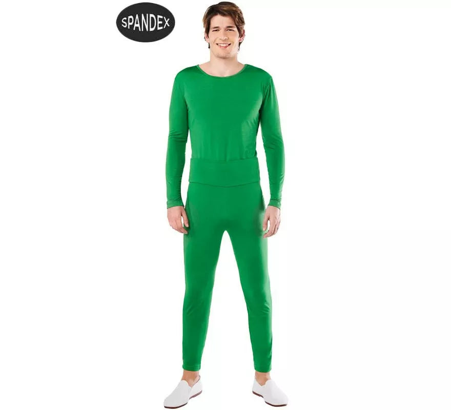 Translation missing: en.Conjunto Maillot Spandex en 2 piezas color Verde para hombre