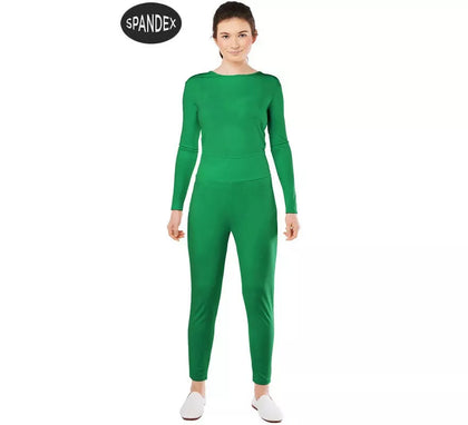 Conjunto Maillot Spandex en 2 piezas color Verde para mujer