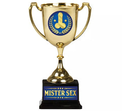 Gold and blue Mister Sex Cup 18 cm
