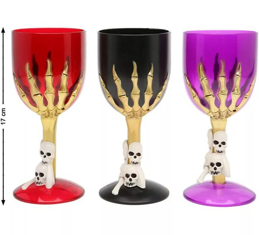 Copa para Halloween en 3 colores surtidos 17 cm
