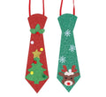 Corbata Árbol de Navidad y Reno en modelos surtidos de 8,5X24 cm