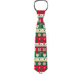 Corbata Bastón de Caramelo rojo y verde de 45 cm