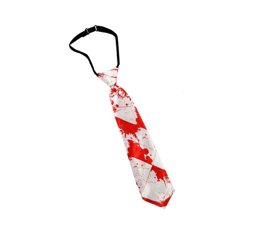 Corbata blanca con Sangre
