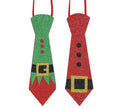 Corbata Cinturones de Papá Noel y Elfo en modelos surtidos de 8,5X24 cm