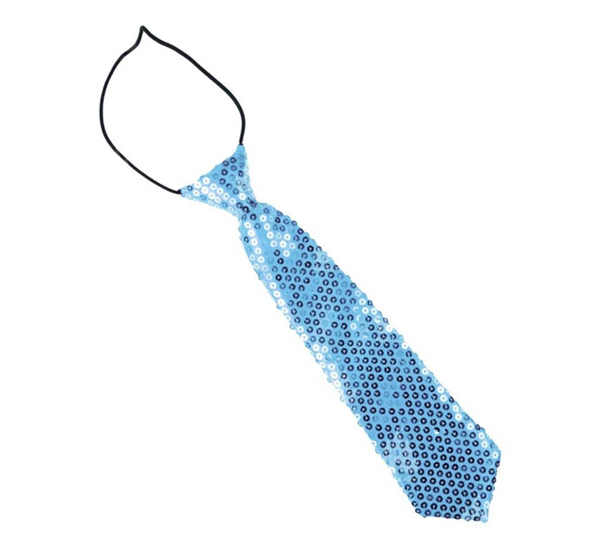 Translation missing: en.Corbata con lentejuelas infantil de 30 cm en varios colores