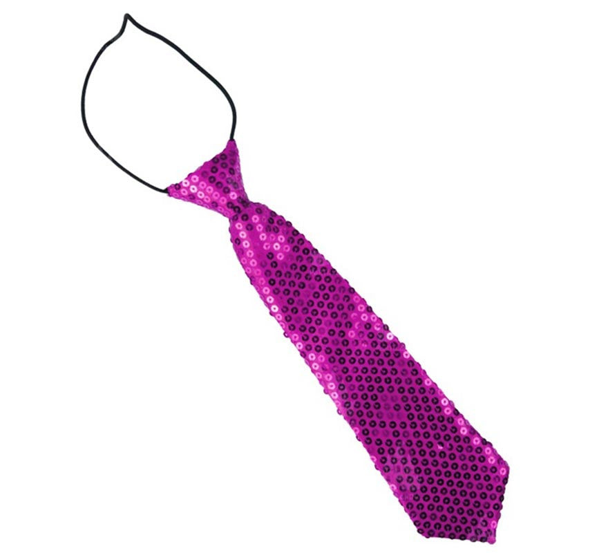 Translation missing: en.Corbata con lentejuelas infantil de 30 cm en varios colores