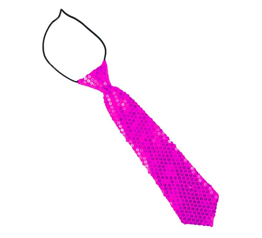 Translation missing: en.Corbata con lentejuelas infantil de 30 cm en varios colores
