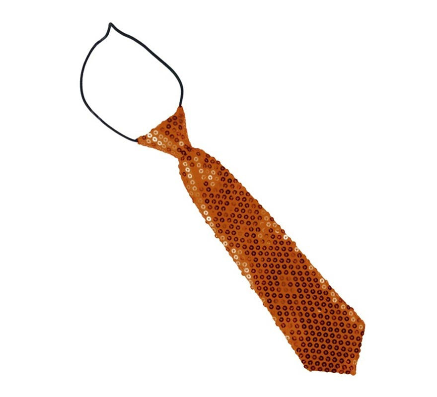 Translation missing: en.Corbata con lentejuelas infantil de 30 cm en varios colores