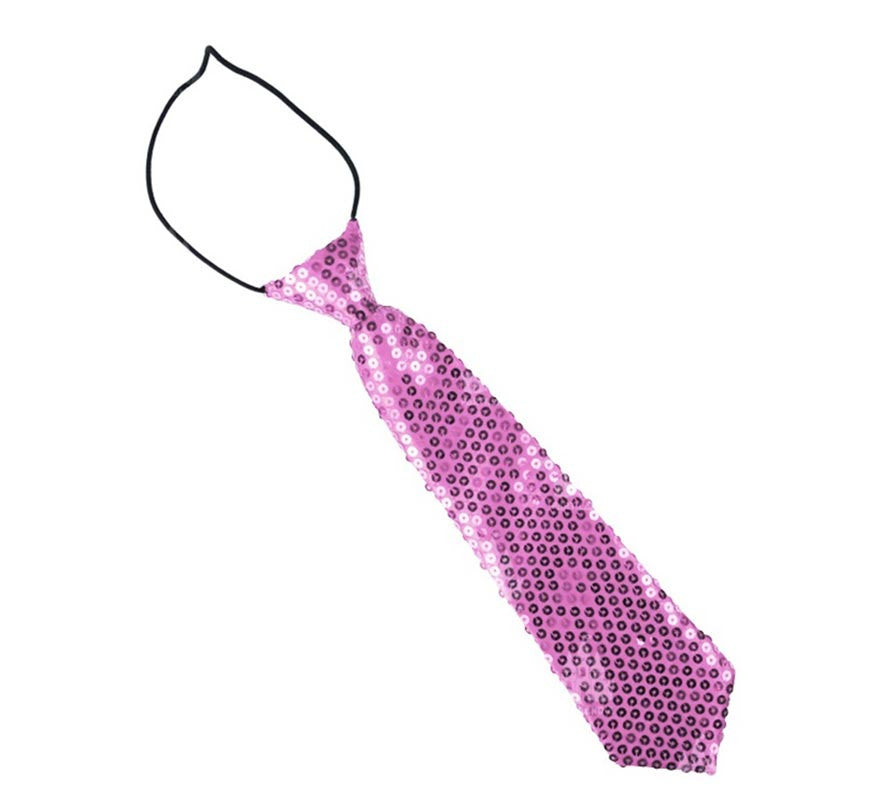 Translation missing: en.Corbata con lentejuelas infantil de 30 cm en varios colores